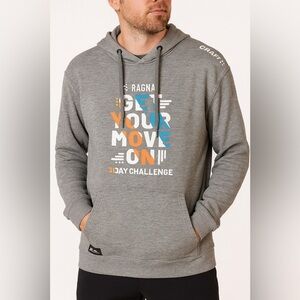 Craft Ragnar “Get Your Move On” 31 Day‎ Challenge Hoodie Gray Men’s Large